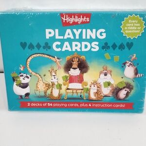 Highlights For Children 2 Decks Playing Cards Game Sealed NEW